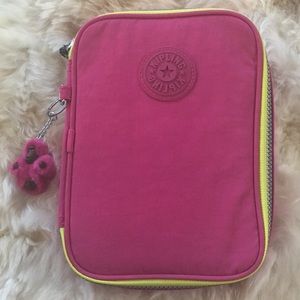 Kipling Pink Pencil Case
